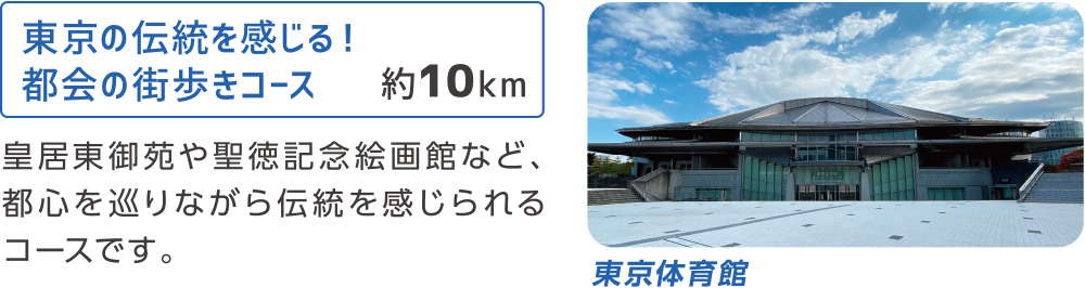 東京の伝統を感じる！都会の街歩きコース 約10km